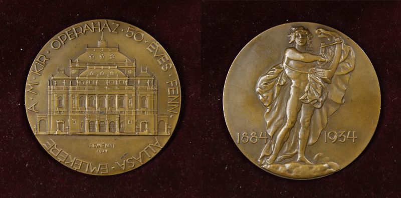 Reményi József (1883 - 1977) - Operaház 50 éves fennállásának emlékére, 1934