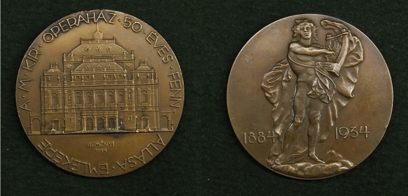 Reményi József (1883 - 1977) - A Magyar Királyi Operaház 50 éves fennállása emlékére, 1934