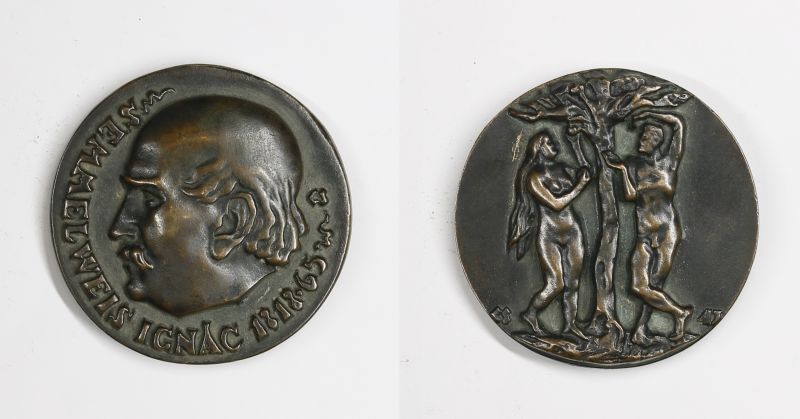 Csúcs Ferenc (1905 - 1999) - Semmelweis Ignác 1808 -65 emlékérem